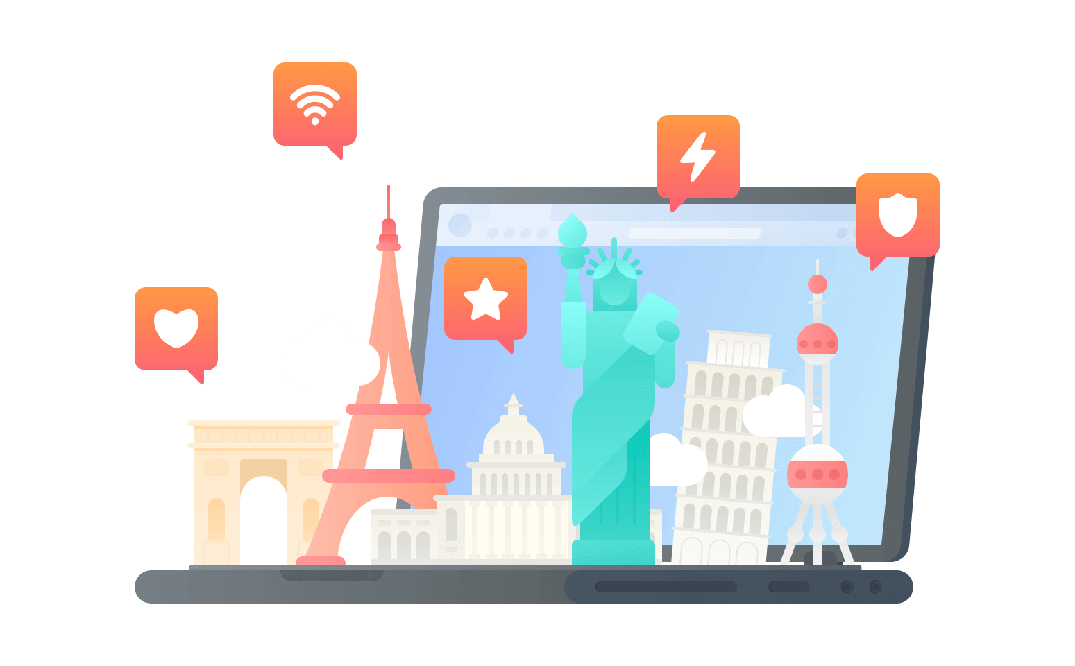 海外翻回国APP - VPN加速器